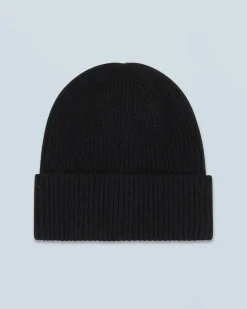 Bonnet à Revers à Petites Cotes