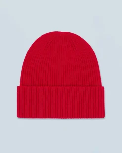 Bonnet à Revers à Petites Cotes