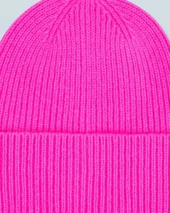 Bonnet à Revers à Petites Cotes