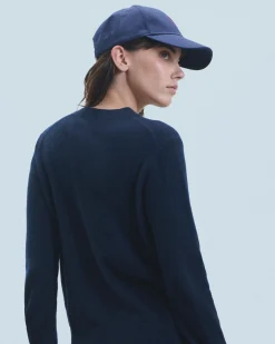 Casquette à Visière Courbée Coeur Brodé