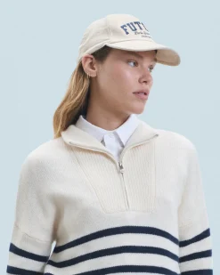 Casquette à Visière Courbée Velours Cotelé
