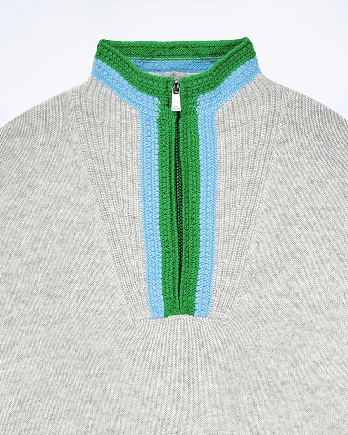 Pull Col Camionneur Bord-Côtes Tricot Ajouré