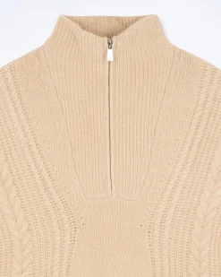 Pull Col Camionneur Torsades