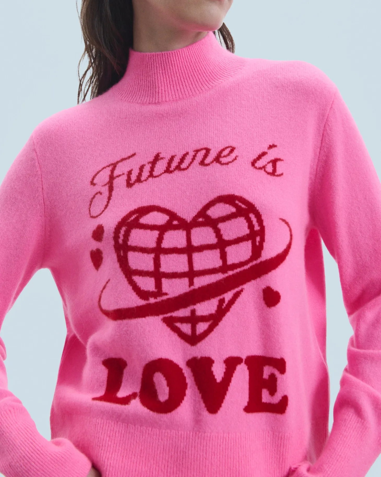 Pull Col Montant Future Is Love