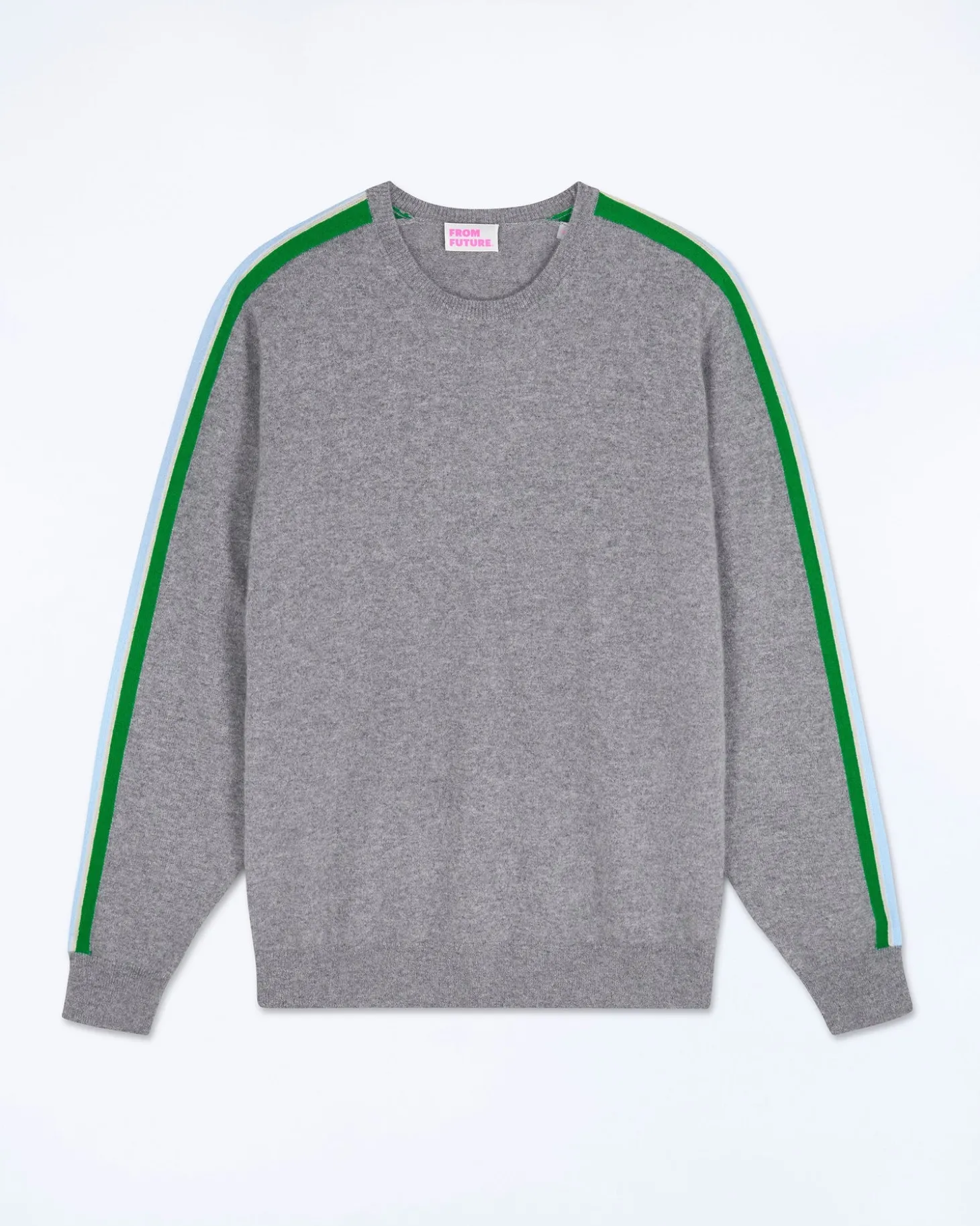 Pull Col Rond Bandes