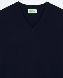 Pull Col V Basique