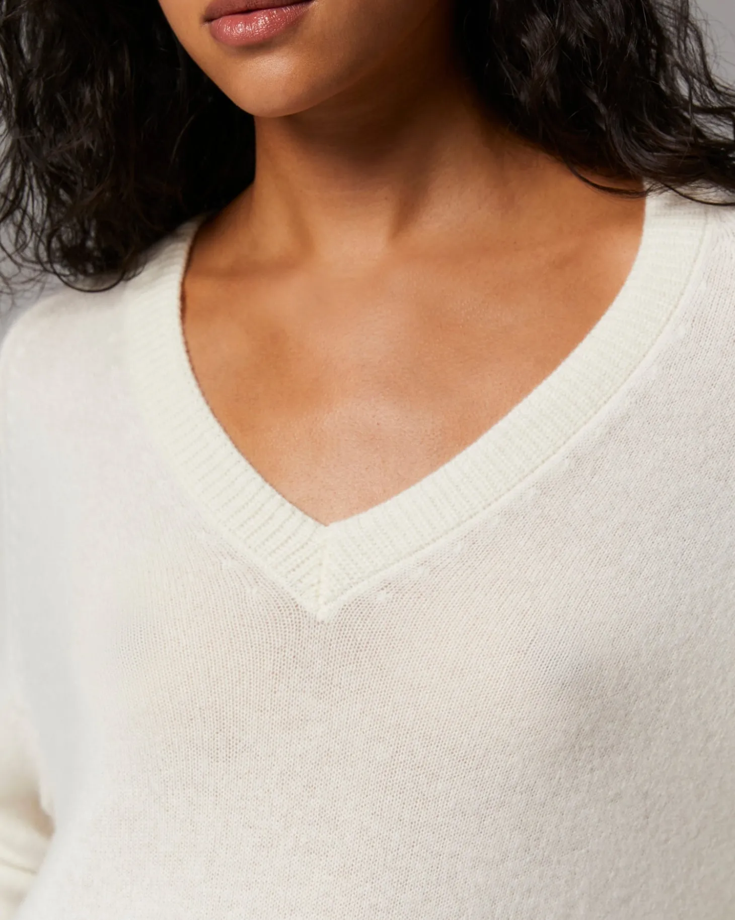 Pull Col V Oversize Léger