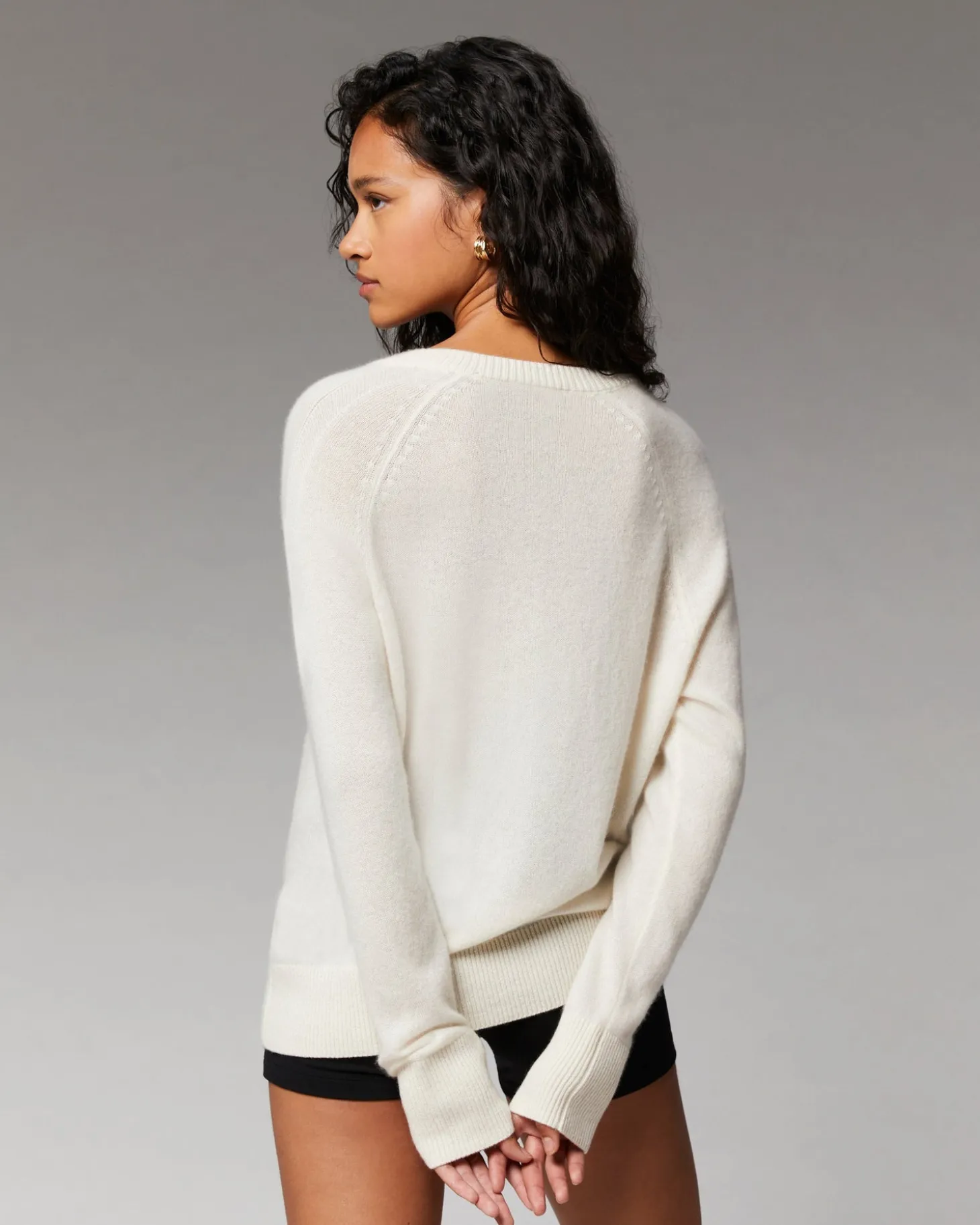 Pull Col V Oversize Léger