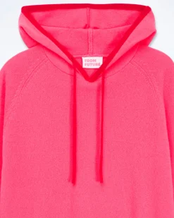 Pull Hoodie Oversize Liserets Contrastes
