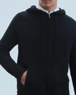 Pull Hoodie Zippé Basique