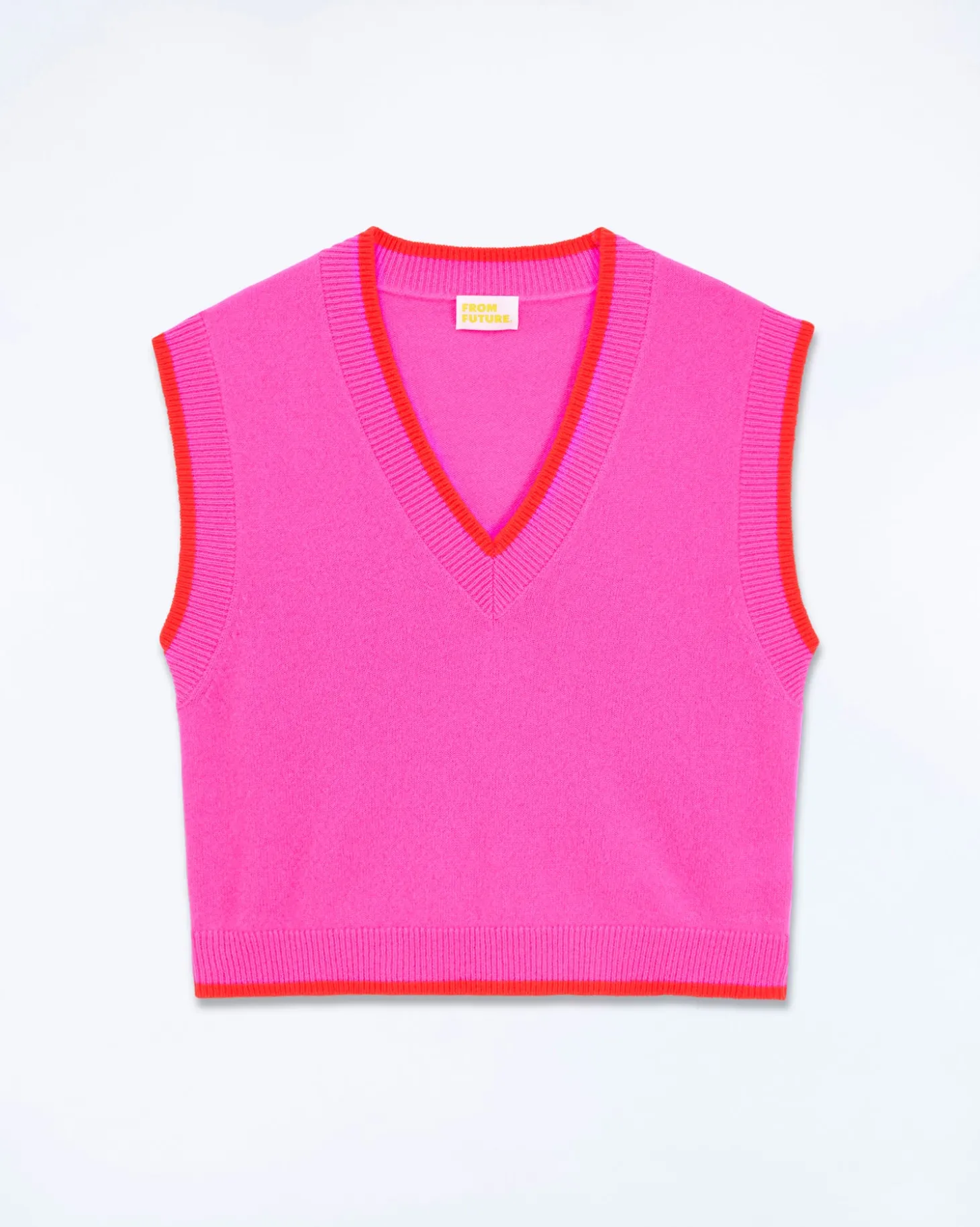 Pull Sans Manche Bicolore