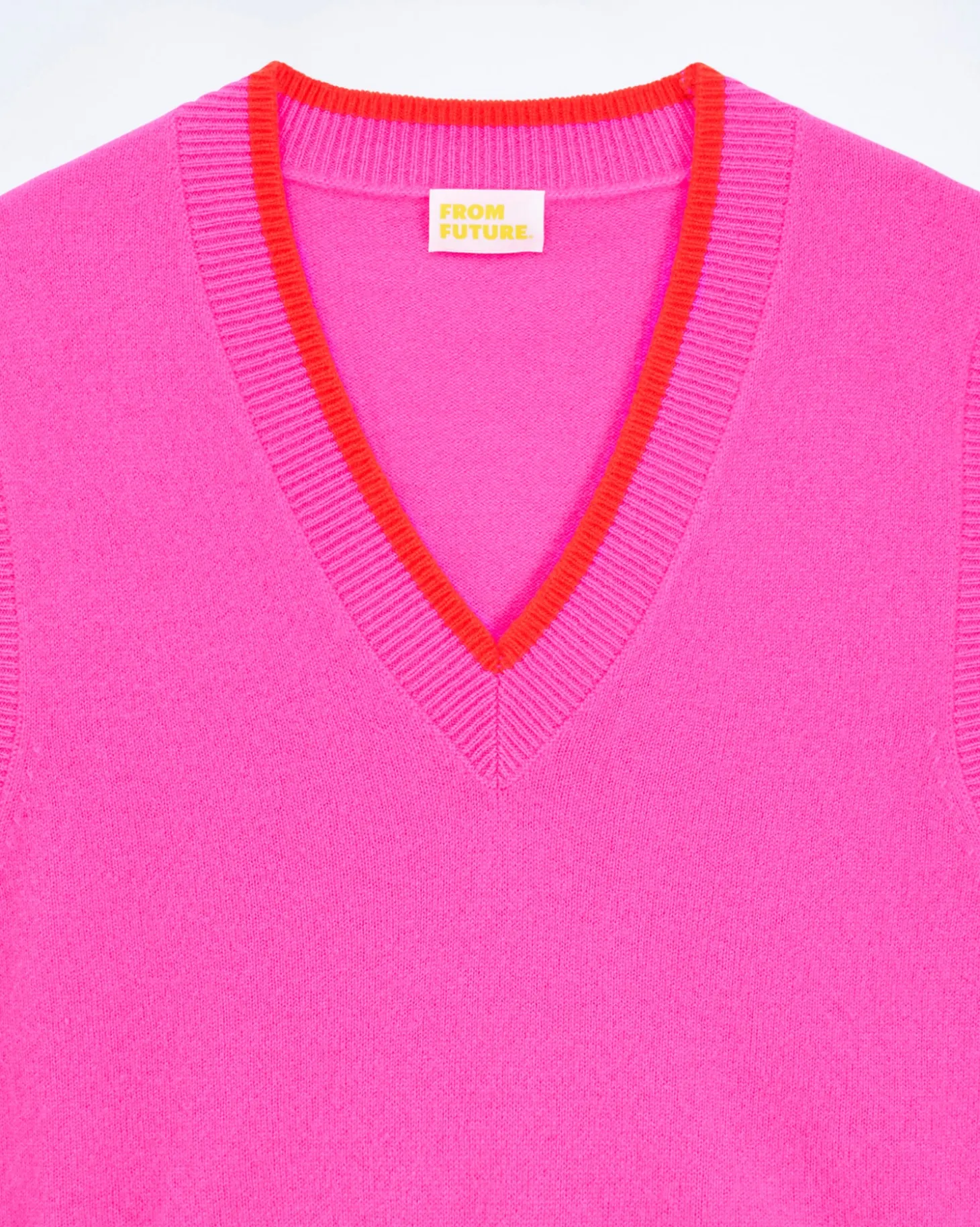 Pull Sans Manche Bicolore