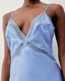 Robe Longue Bretelle Lila