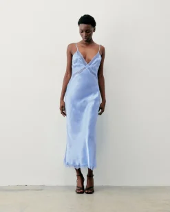 Robe Longue Bretelle Lila