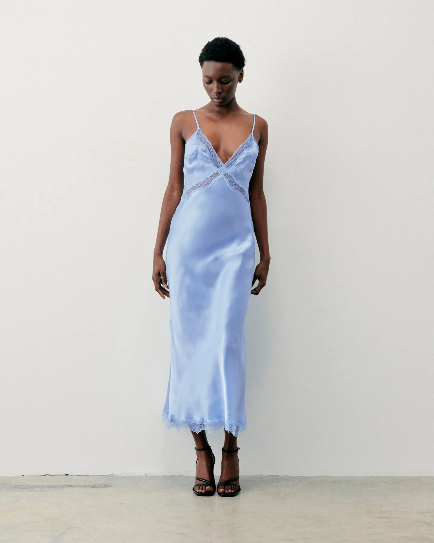 Robe Longue Bretelle Lila