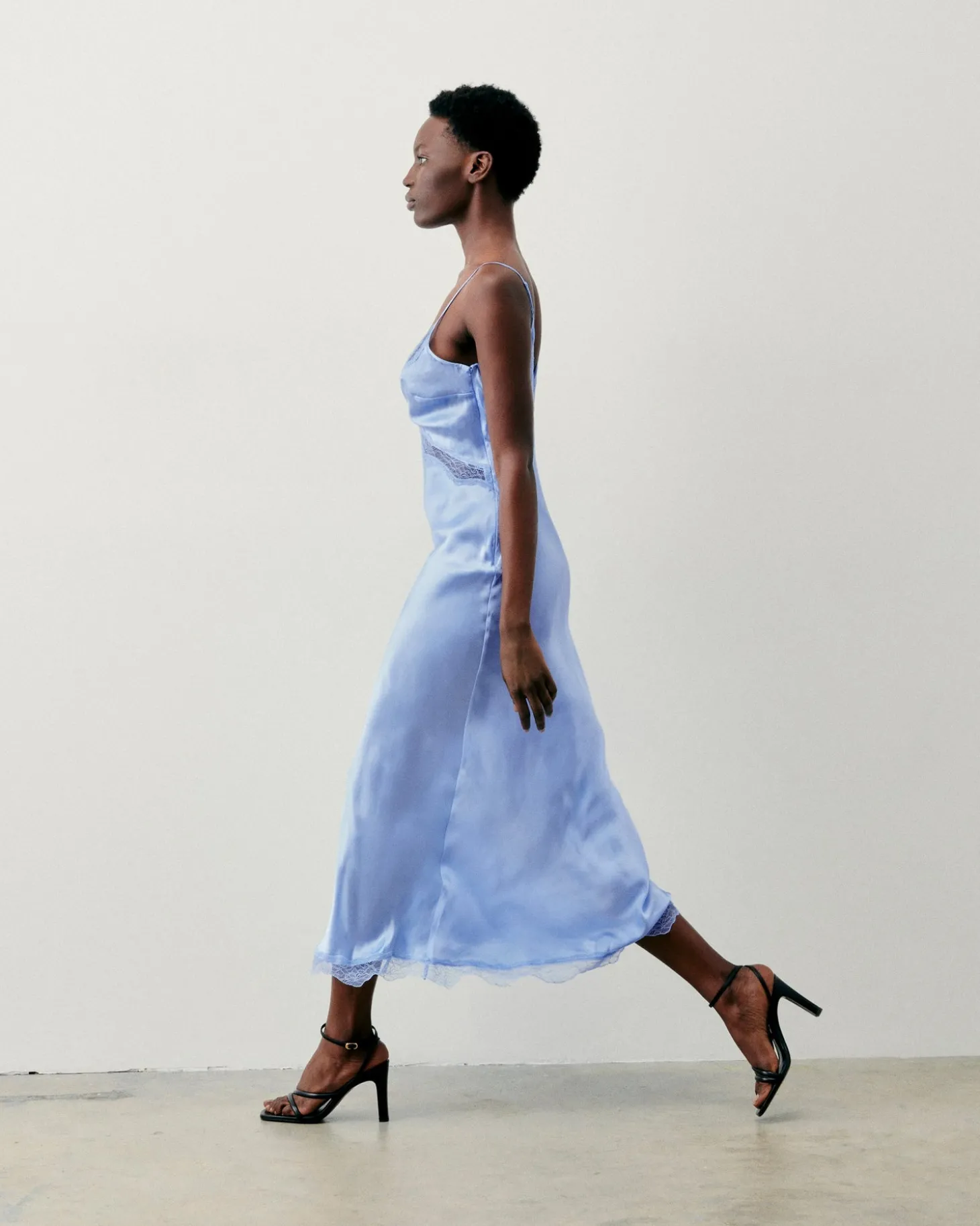 Robe Longue Bretelle Lila