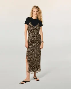 Robe Longue Bretelle Mousseline