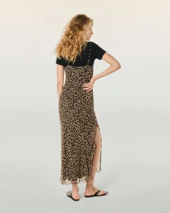 Robe Longue Bretelle Mousseline