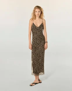 Robe Longue Bretelle Mousseline