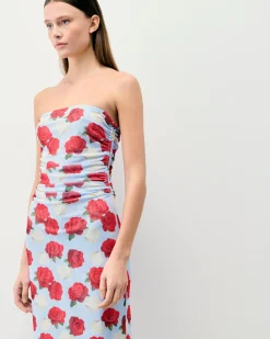 Robe Longue Bustier Mesh
