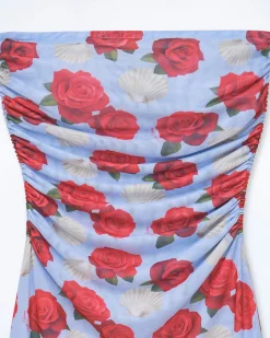 Robe Longue Bustier Mesh