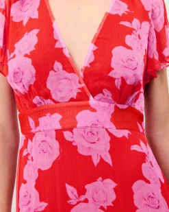Robe Longue Manche Courte Julia