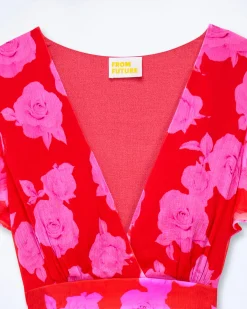 Robe Longue Manche Courte Julia