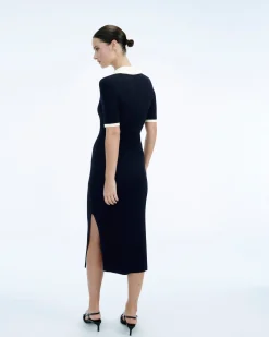Robe Longue Manche Courte