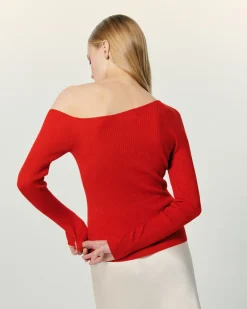Top Asymétrique Épaule Dénudée