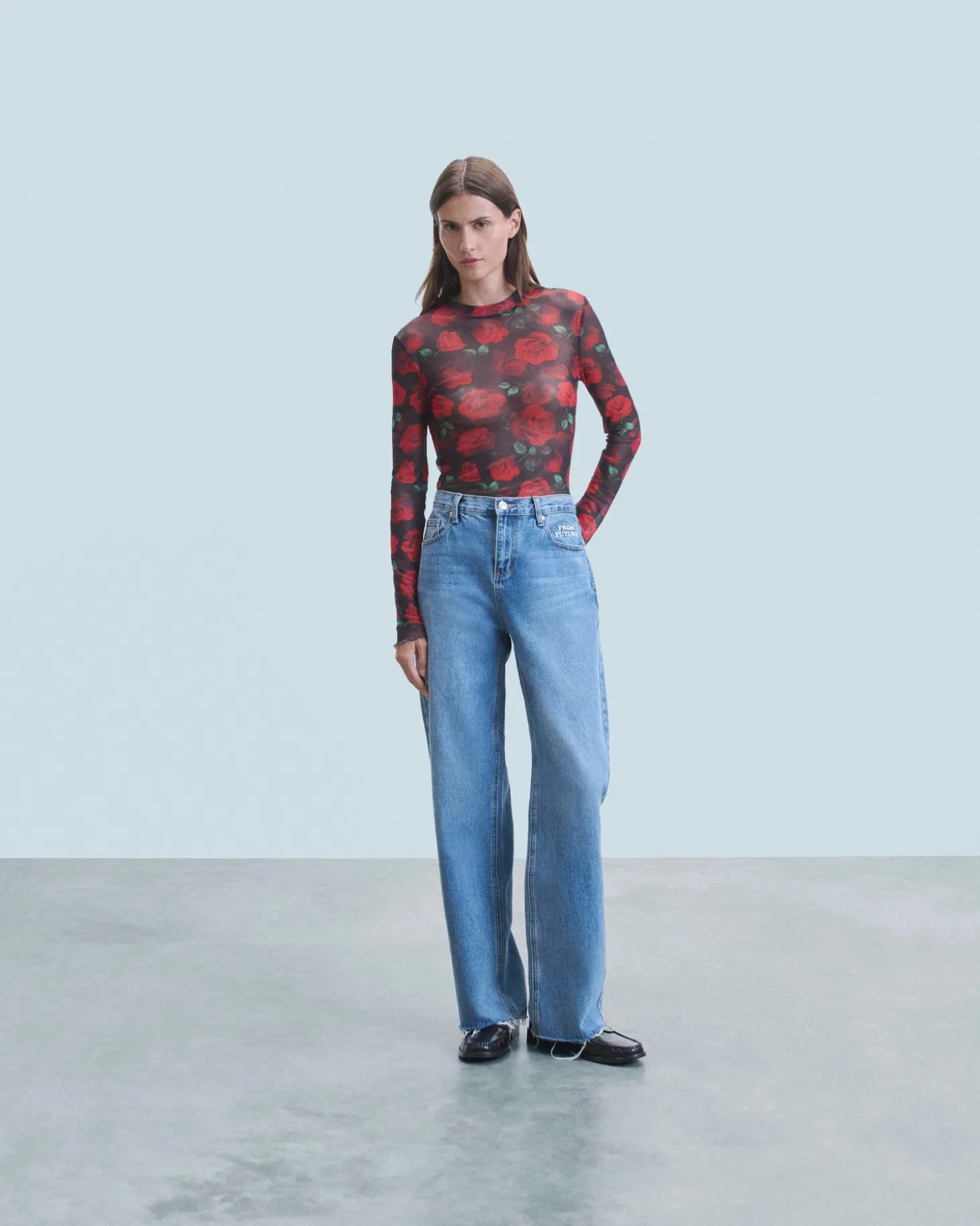 Top Manches Longues Mesh