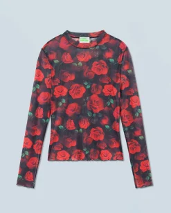 Top Manches Longues Mesh