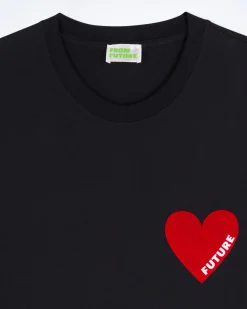 T-shirt Col Rond Coeur