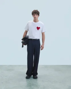 T-shirt Col Rond Coeur