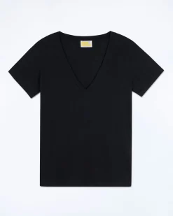 T-shirt Col V Supima