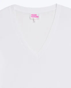 T-shirt Col V Supima